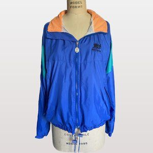 Vintage 1970s Running Jacket Frank Shorter Color Block